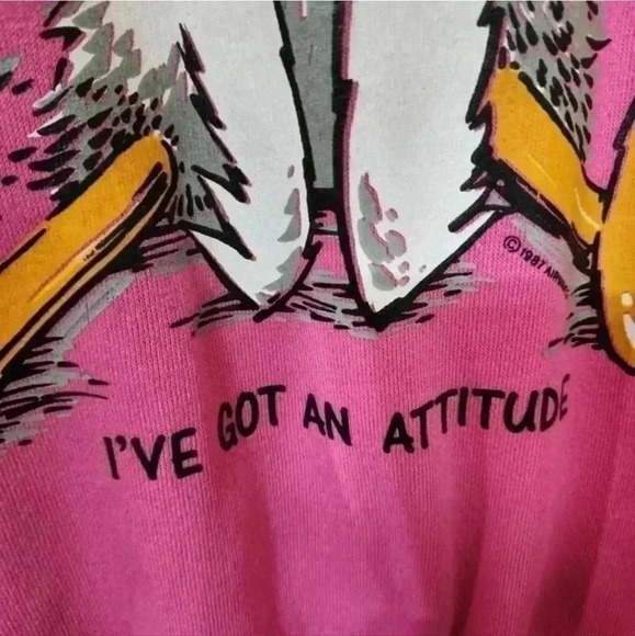 Vintage '87 Donald Duck Crewneck Sweatshirt - Size Large Retro Disney Nostalgia - Picture 3 of 6